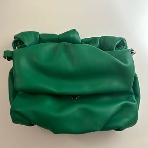 Zara Green bag with detachable shoulder strap